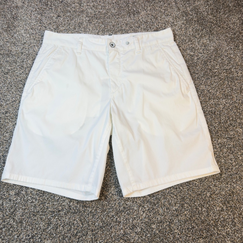 Rag & Bone Mens White Chino Shorts Size 30 Cotton Casual Summer Core Short 62415